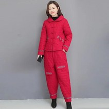 BestStar 겨울 여성 생활 한복 세트 누빔 상하 세트 믹스 NC083105