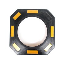 라바콘 보강고무덮개 칼라콘 보강고무 꼬깔콘 받침대 콘쓰러짐 방지대 반사판 3kg, 1개