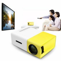 [메가허브]빔프로젝터휴대용 프로젝터 400 루멘 지원 1080P 오디오 HDMI 호환 USB 미니 LED 홈 미디어 비디, 03 EU