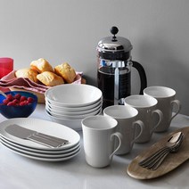 [Royal Copenhagen]로얄 코펜하겐 화이트 플루티드 머그잔 330ml 2개세트, 단품 2408039