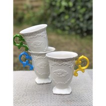 [셀레티] 아이웨어 머그컵 1P Seletti I-Wares Mug (옐로우/핑크/블루/그린/오렌지/골드 색상선택) 영국직배송, 옐로우