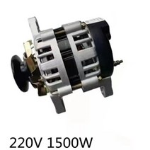 디젤 발전기 Generatore 220V Magnete Permanente Alternatore 1500W 고출력 자석 브러시리스 상수 순수 구리 와이어 코어, 한개옵션0