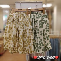 밀리밤 부평점 22NEW 멋스러운 치마 바지~ 나들이룩 하객룩으로 꽃프린트가 예쁜 치마 바지