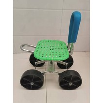 바퀴달린 고추따는의자 고추따기 밭일 앉은뱅이 농사 빙글빙글 이동 수확기 의자 딸기따는 밭갈이 고추작업, 접이식 4륜