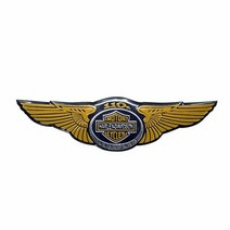 브랜드없음 할리데이비슨 바이크 엠블럼 마크 로고 튜닝 옐로우윙, 단품없음, 선택완료