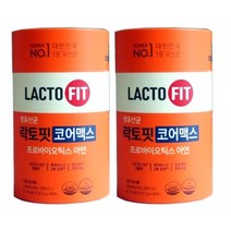 락토핏 종근당건강 생유산균 코어맥스, 60포, 2g, 2개