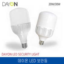 데이온 LED 보안등 주광색 20W E26 220V, 1개