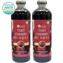 타트체리 100% 원액 주스 1000ml HACCP 인증 정품, 2병