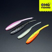 오마이갓피싱 칙칙폭폭 3인치 미드웜 미드스트롤링 배스 송어웜 미드미노우, CCPP-12