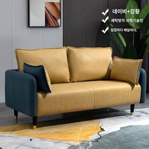 기술 천 소파 거실 작은 아파트 심플 모던 네트 레드 스타일 침실 임대 아파트 더블 세 사람 옷가게, 77. 빅 더블 140CM 무료 베개 2개, 78. 진한 파란색   심황