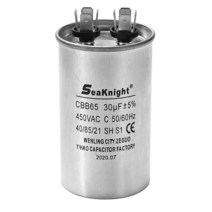 KBL 30 uF MFD AC 커패시터 싱글 런 커패시터 전압 370 440 450V AC 견딜 수 있습니다