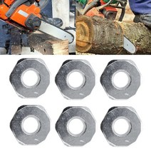 원예도구 스프로킷 커버 바 너트 6 개 STIHL MS240 MS260 MS270 MS280 MS290 MS310 MS390 MS340 MS360 MS360C MS440 MS460