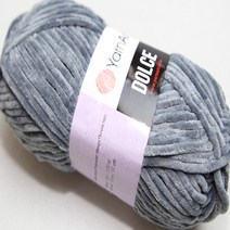 뜨개몰 뜨개 털실 뜨개실 두꺼운실 애착인형 극세사실 벨벳 우동사 돌체, 760진회색, 1개