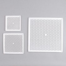 환기 그릴 PVC 백색 공기창 다목적 환풍기 화장실 통풍구 가구 천장 주방, 150X150