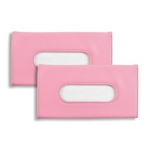 러빙 차량용 슬림형 티슈 케이스, 2개, 핑크