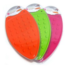 세탁소 봉제공장 실리콘 아이롱 다리미 받침대 좌식다리미판 세탁용품 다림질판, 핑크