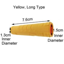 스쿠버다이빙 장비 다이버 1pcsScuba 다이빙 압력 조절기 호스 보호기 커버 슬리브 교체, 01 Long tube yellow 1PC