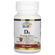 21센트리 21st century D3 25mcg(1 000IU) 옵션확인필수, 1000 IU, 60 개, 2kg, 60개