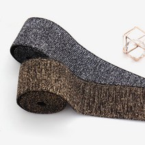 탄력고무줄 컬러고무줄 메탈고무줄 허리 벨트 고무줄 고무줄끼우개, 블링블링25mm골드, 04. 펄/메탈 고무줄