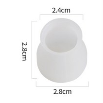 합성 데크 목재 합판 원목 방부목4/8Pcs 많은 테이블 의자 다리 매트 실리콘 미끄럼 방지 모자 발 보호 바, 04 Small circle_01 4PCS brown