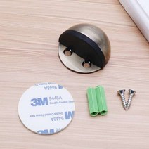 도어 스토퍼 몰딩 문콕 문쾅 문끼임 방지 가드 쿠션 손보호대 차량용품 스테인레스 스틸 고무 이중 펀칭 바닥 범퍼 못 무료 웨지 벽 홀더 벽 보호기, 그린 브론즈