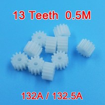 타이밍벨트 132A / 0.5M 기어 2mm 타이트 13 Teeth POM 플라스틱 모터 부품 장난감 액세서리 10 개/몫, 01 13 치아_01 2.5mm Tight