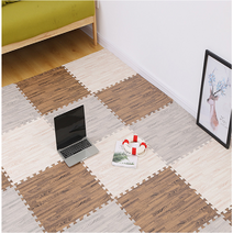 핫템 층간소음방지 EVA 퍼즐매트 16p, 1세트, 갈색