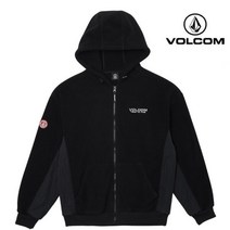 롯데백화점남여공용 MEGA STONE 오버핏 우븐 플리스 기모 후드 집업 VA214TR003볼컴 VA214TR003 261581