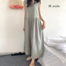 H스타일 (TK)린넨점프수트