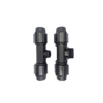 [도남농자재] 밸브 PE 티바디 나사 몸통티 농자재 관수자재, 50mm×25mm, 1개
