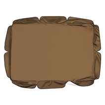 나무그네 원목 그네벤치 멀티 컬러 야외 스윙 의자 천막 정원 방수 캐노피 지붕 커버 해먹, [06] Chocolate