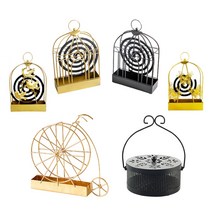 가엔가 엔틱 5종 모기향 거치대 홀더 캠핑 낚시 야외 필수품, 01 나비골드-MCAP01