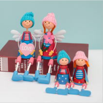 300일 셀프촬영 배경 용품 소품 앨범 해양가족 모형인형 장식품, 러브 비니 인형 4인 가족