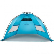 Pacific Breeze Products Easy Setup 비치 텐트 SPF 50 3인 이상을 위한 태양으로부터의 피난처 제공, Pacific Breeze Easy Setup Beac
