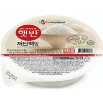 CJ 햇반 즉석밥 저단백밥 180g, 18개