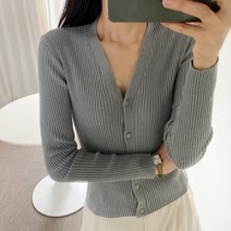 끄레아또레 끄레아또레 골지가 멋스런 미니 가디건 RS219MA401