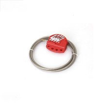 로토코리아 LOTO 케이블밸브 잠금장치 LK-L11 (1.8m x D6mm 비닐코팅 절연 강철 케이블), 1개