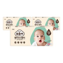 보솜이 원더 바이 원더 밴드형 기저귀 남녀공용 중형 3단계(7~11kg), 120개
