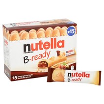 누델라 Nutella B-Ready 영국 코스트코 비 레디 바 15개입X22g, 2팩