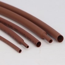갈색 직경 1 2 3 4 5 6 7 8 9 10 12 14 16 20 25 30 40 50 mm 열 수축 튜브 2:1 폴리올레핀 케이블 슬리브, 01 Brown_06 3.5mm x 1 Meter