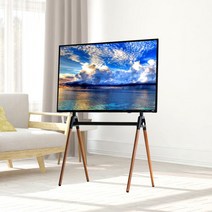 노르웨이 너도밤나무 이젤형 4발 이동식 TV거치대 TV스탠드