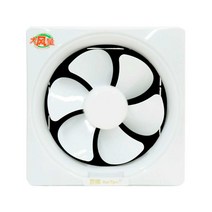 가정용 주방 환기팬 배기 후드 무소음 펜 욕실 부엌, 스위치가없는10인치흰색단방향+밀폐형모터