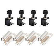 3D 프린터 유리 침대 클립 클램프 8개 Ender 3 침대 클립 클램프 7mm Ender 3 Pro/Ender 3 V2/ Ender 5/Plus CR10/10S Pro C, Heatbed Nut Set with 3.5mm-9mm