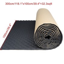 레이 방음 흡음제 가정용 휀다 uxcell 8size studio sound car 면, 300cmx100cm 32.3제곱피트