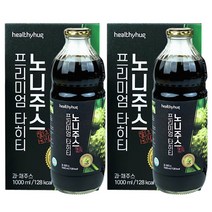 타이거아울렛 타히티 숙성 발효 노니주스 원액 1L x 2병 남태평양 노니쥬스 물타지않은 순수 노니 착즙 발효액, 2개