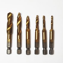 육각 전동 드릴 탭드릴 6P M3 M4 M5 M6 M8 M10 나사탭 탭핑비트