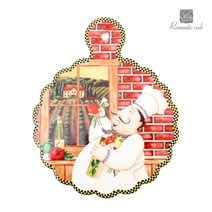 데코하우스 도자기 냄비받침대, 로맨틱코디 냄비받침대_컨트리셰프
