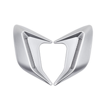 아우디 바디킷 Universal car front 범퍼 사이드 에어 벤트 car splitter wing, 은