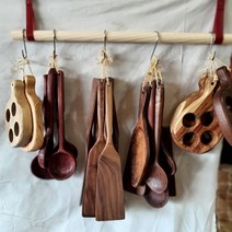 월넛 벚나무 주걱 만들기 우드카빙 세트 diy 재료 나무 조각, 월넛1
