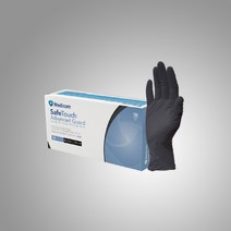 행복물류 메디컴 아큐핏 니트릴장갑 의료용장갑 고무장갑 100매입, 블랙 소(S), 소(S)